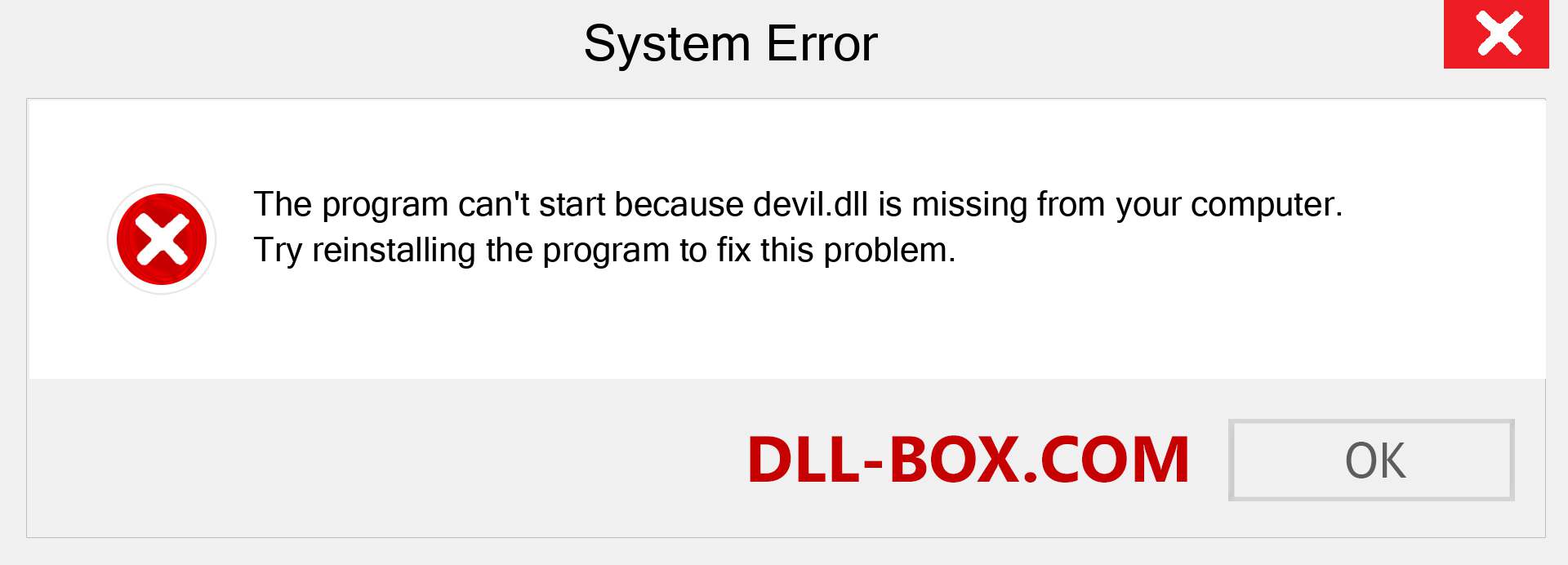  devil.dll file is missing?. Download for Windows 7, 8, 10 - Fix  devil dll Missing Error on Windows, photos, images